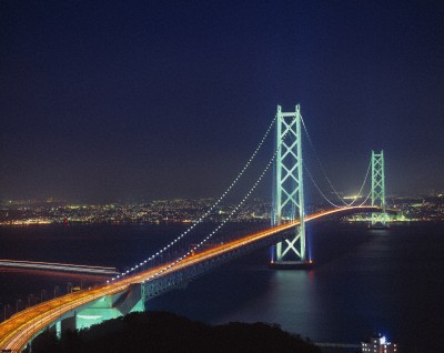 Висячий японский мост - Акаси-Кай